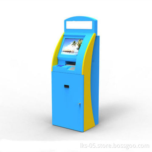 Kiosk enclosure cabinet with touch screen and payment components for OEM/ODM orders